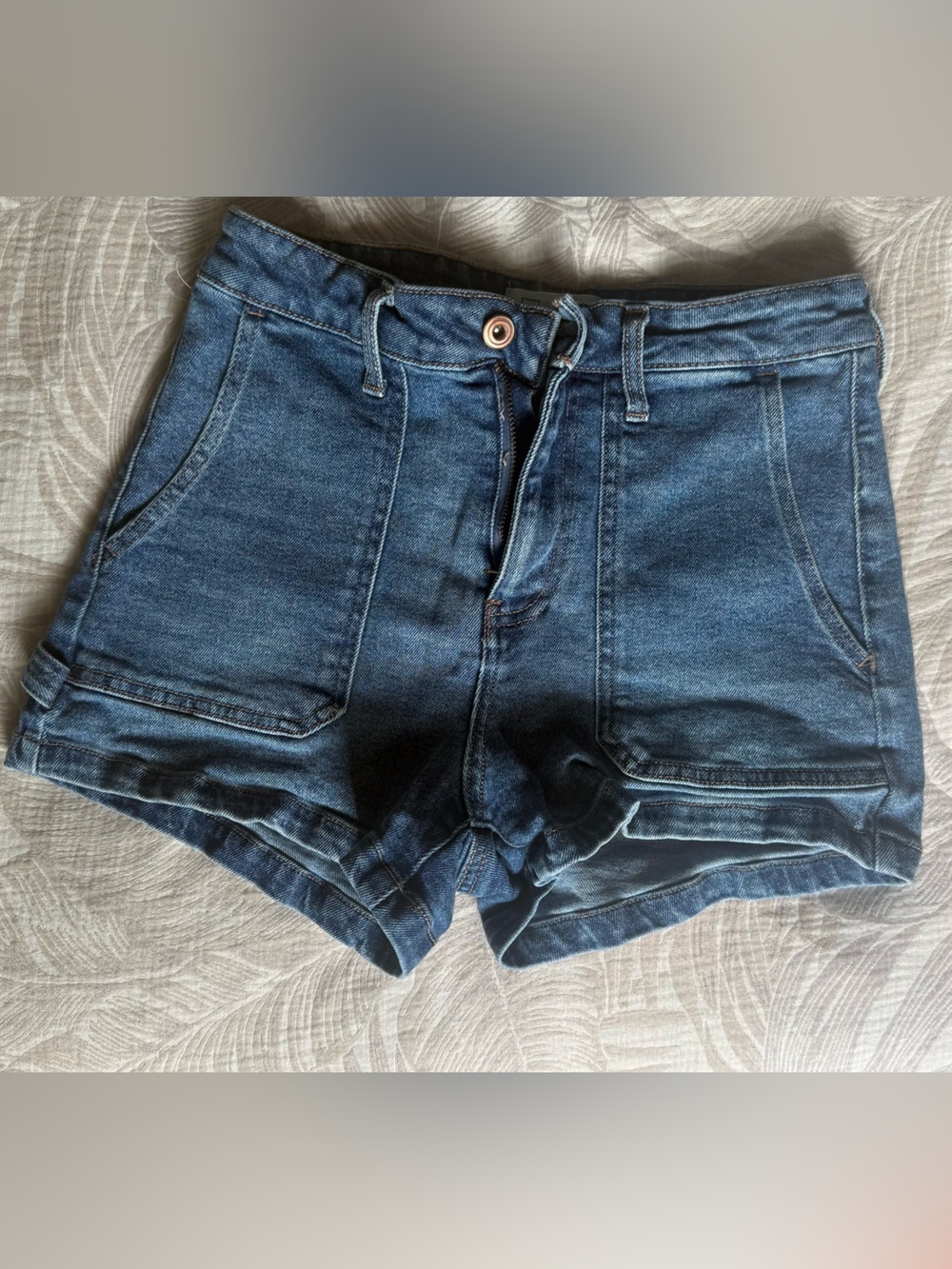 Cargo Jean shorts